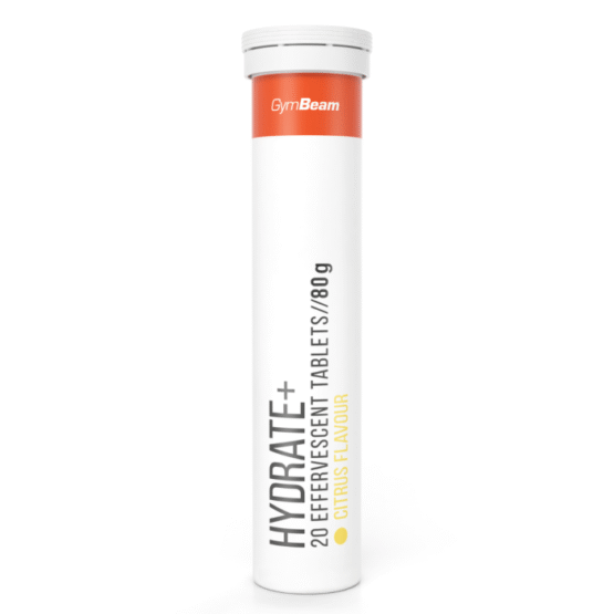 Gymbeam Hydrate+ šumivý 20 tab. citrusové ovocie