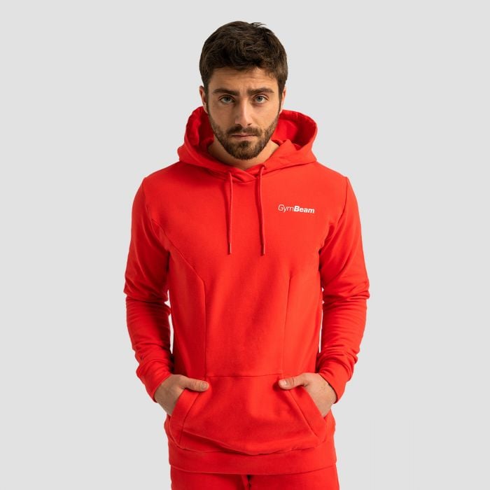 GymBeam Mikina Limitless Hoodie Hot Red LL GymBeam Mikina Limitless Hoodie Hot Red LL