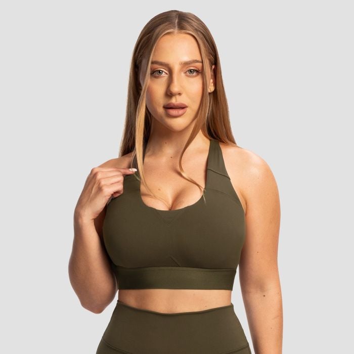 GymBeam Športová podprsenka Limitless Espresso  S