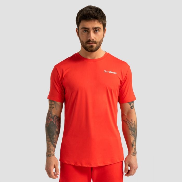 GymBeam Pánske športové tričko Limitless Hot Red  XXXLXXXL GymBeam Pánske športové tričko Limitless Hot Red  XXXLXXXL