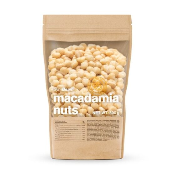 GymBeam Makadamiové orechy 500 g