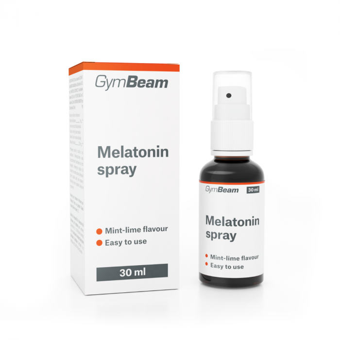 GymBeam Melatonín sprej 30 ml limetka a mäta