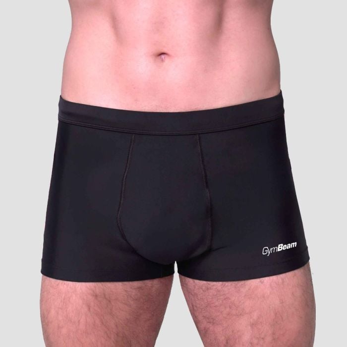 GymBeam Pánske plavecké šortky Pro Black  XXL