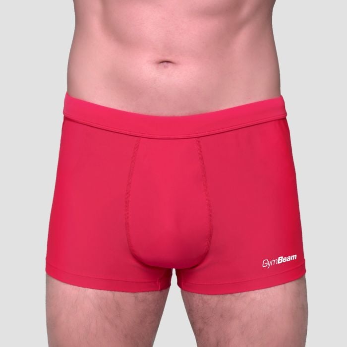GymBeam Pánske plavecké šortky Pro Red  L