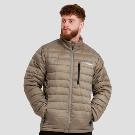 GymBeam Pánska bunda Puffer Vetiver/Black  XXLXXL