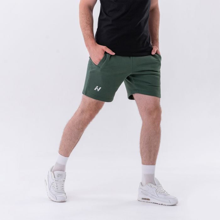 NEBBIA Pánske šortky Relaxed-fit Dark Green XXL NEBBIA Pánske šortky Relaxed-fit Dark Green XXL