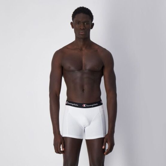 Champion Pánske boxerky Smooth Seam 2 Pack White/Black  XXLXXL