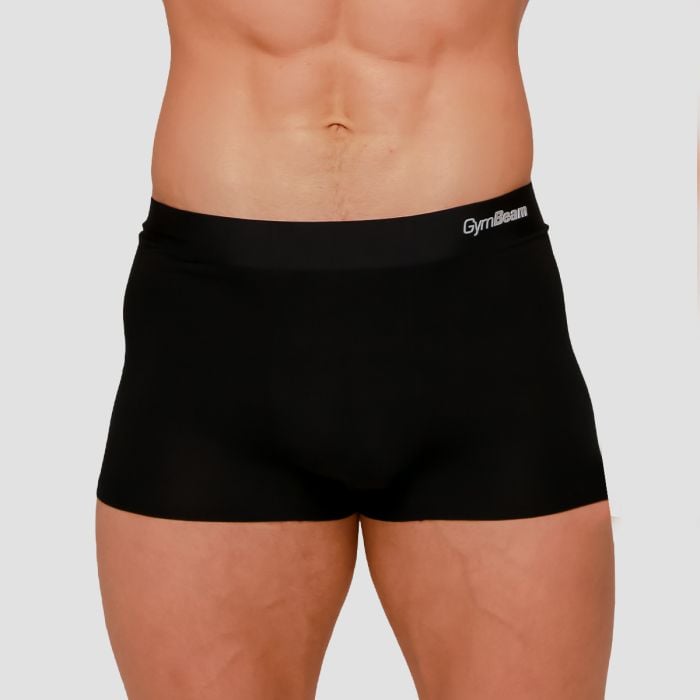 GymBeam Pánske boxerky Soft 2Pack Black  MM