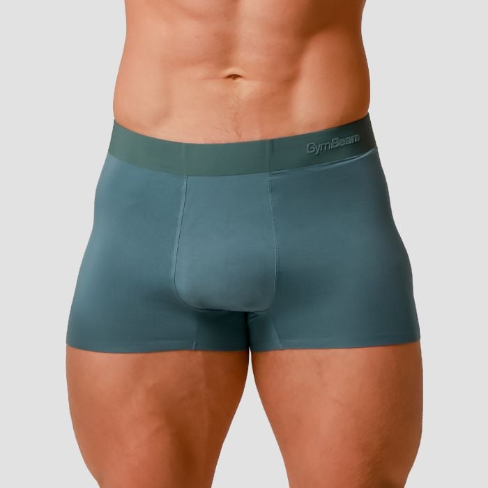 GymBeam Pánske boxerky Soft 2Pack Blue  MM