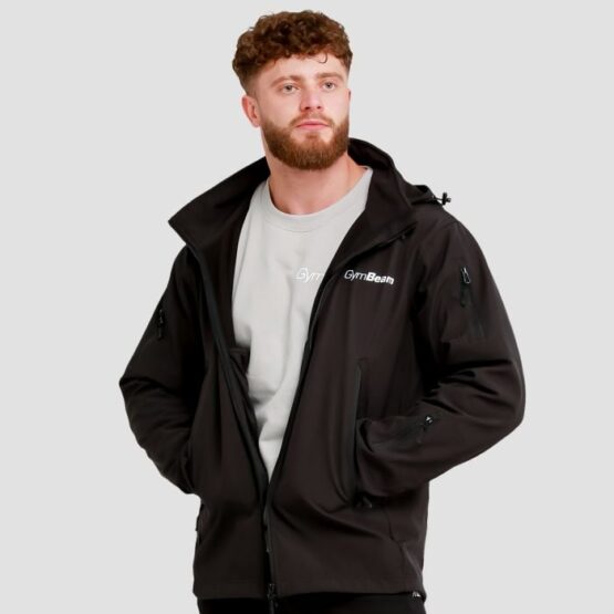 GymBeam Pánska bunda Softshell Black  XXLXXL