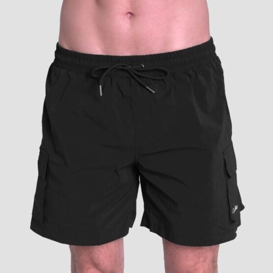 GymBeam Pánske plavecké šortky Cargo Black  L
