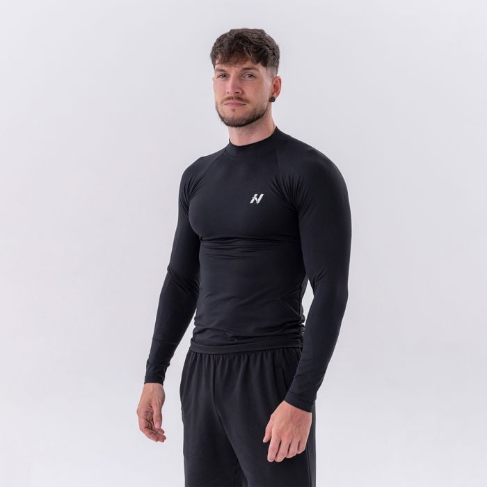 NEBBIA Pánske Tričko Long-Sleeve Active Black XXLXXL NEBBIA Pánske Tričko Long-Sleeve Active Black XXLXXL
