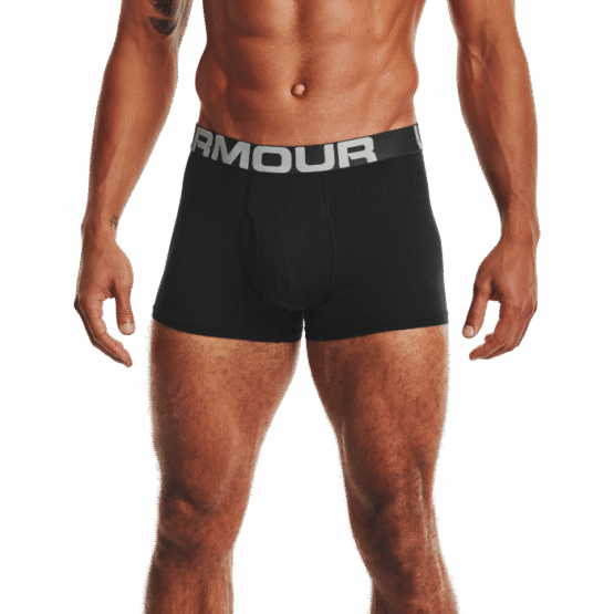 Under Armour 3PACK pánske boxerky čiernej 1363617 001  XSXS