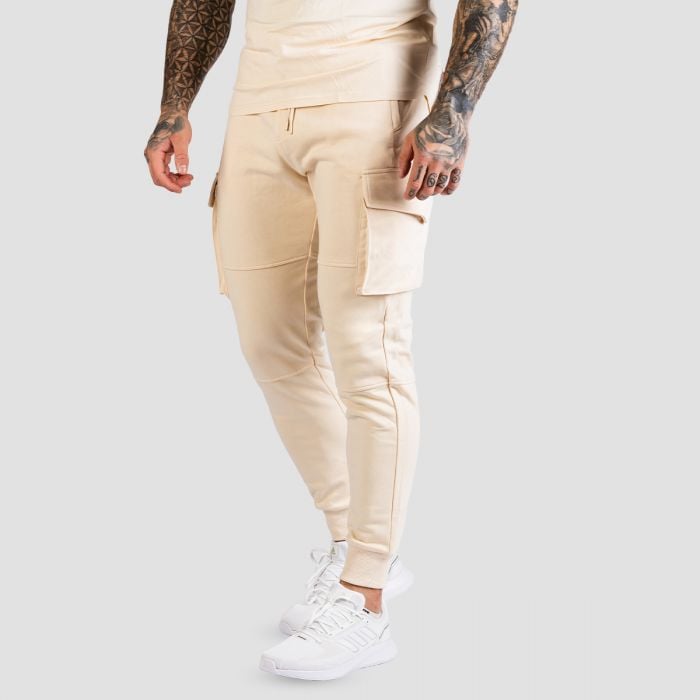 GymBeam Tepláky TRN Sand  LL
