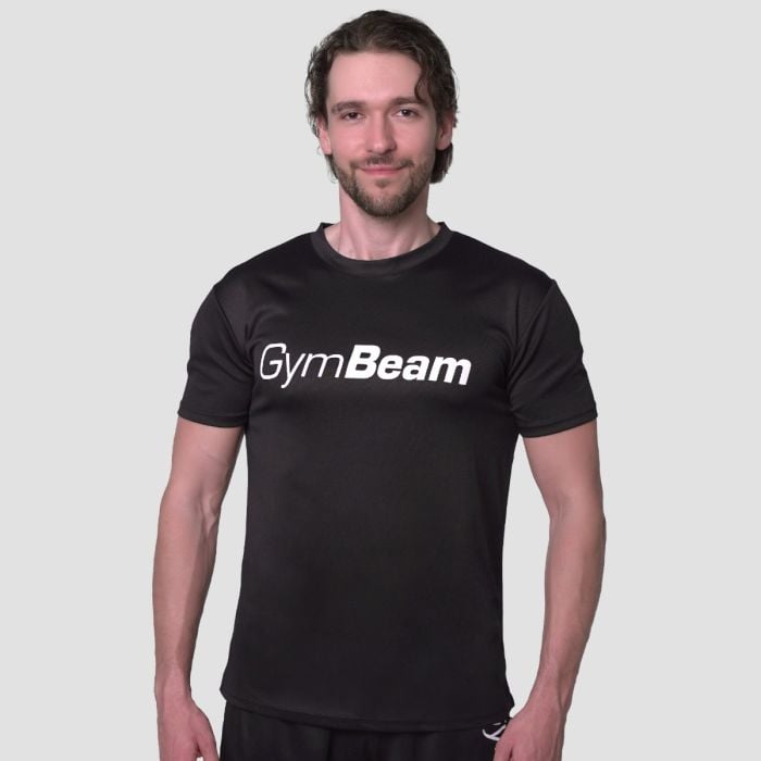 GymBeam Tričko Mesh Essence Black XL GymBeam Tričko Mesh Essence Black XL