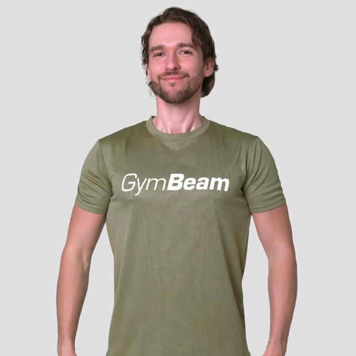 GymBeam Tričko Mesh Essence Green L GymBeam Tričko Mesh Essence Green L