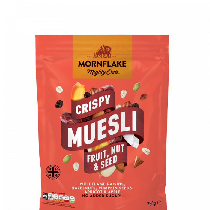 Mornflake Crispy Muesli ovoce