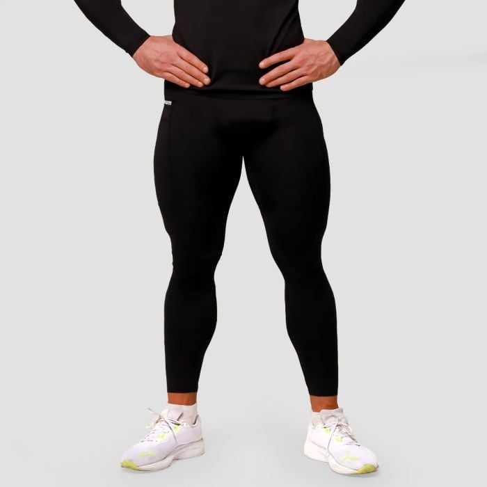 GymBeam Kompresné legíny Mid Black S GymBeam Kompresné legíny Mid Black S