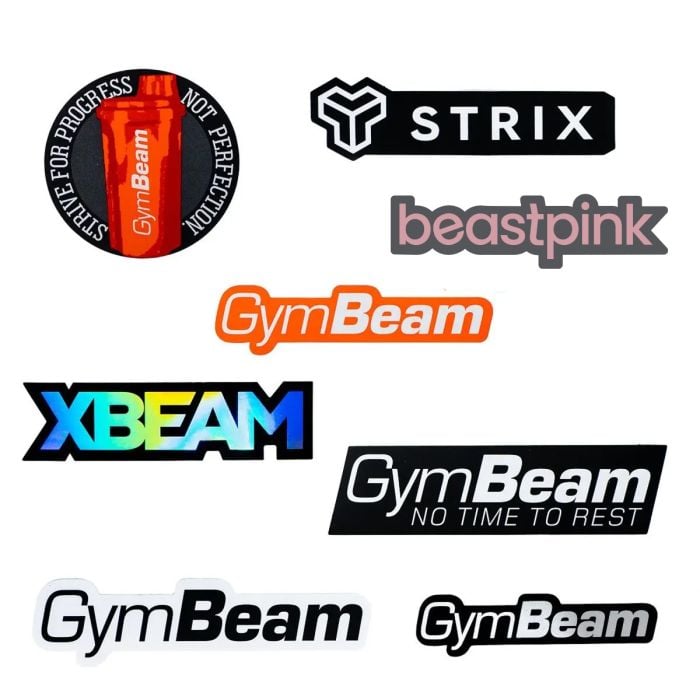 GymBeam Nálepky 8Pack GymBeam Nálepky 8Pack