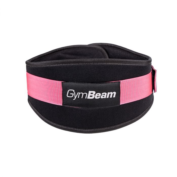 GymBeam Fitness neoprenový opasok LIFT Black & Pink  XL