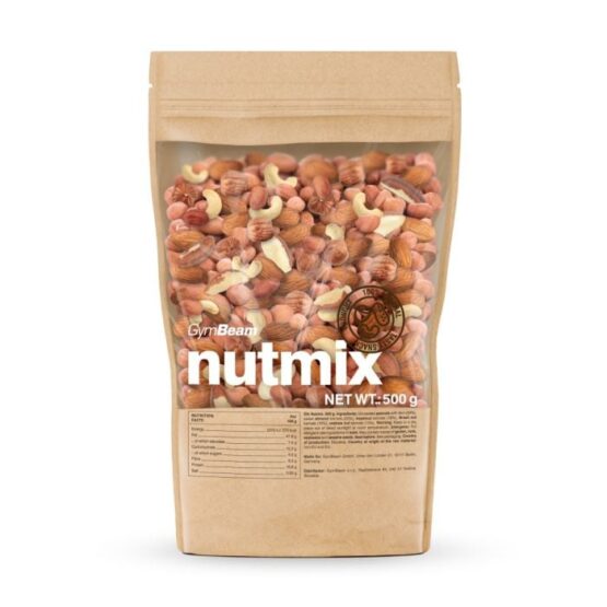 GymBeam Mix prírodných orechov 500 g bez príchute
