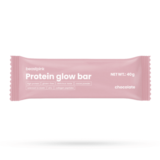 BeastPink Proteínová tyčinka GlowBar 40 g jahoda
