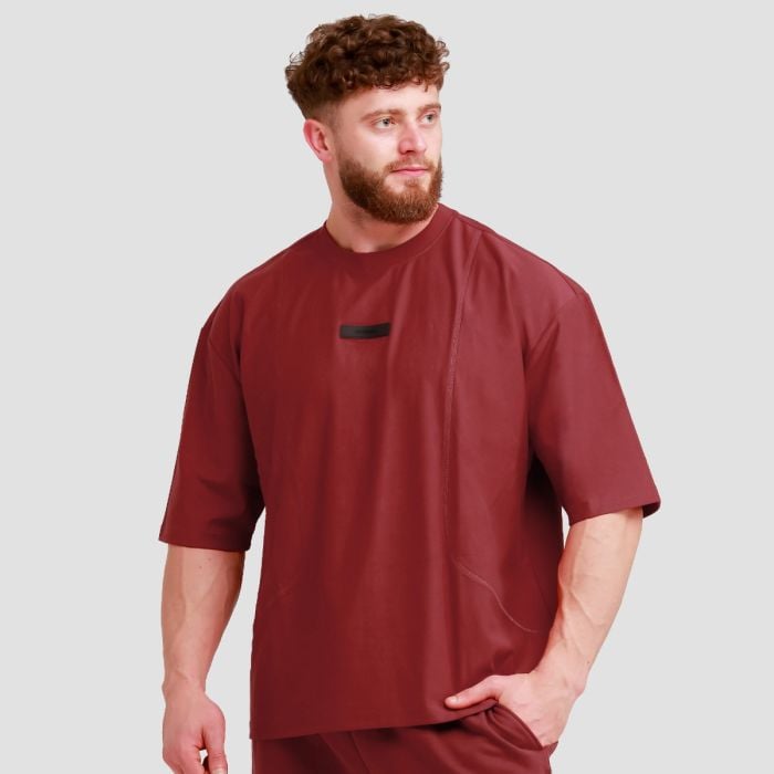 GymBeam Tričko Oversized Unstoppable Red SS GymBeam Tričko Oversized Unstoppable Red SS