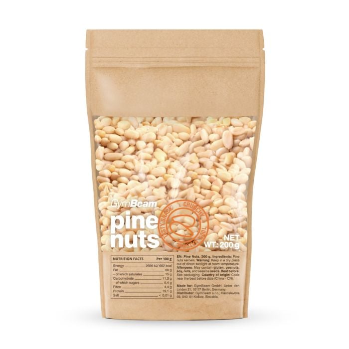GymBeam Píniové oriešky 200 g
