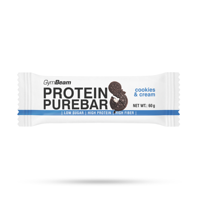 GymBeam Protein PureBar 60 g cookies & cream