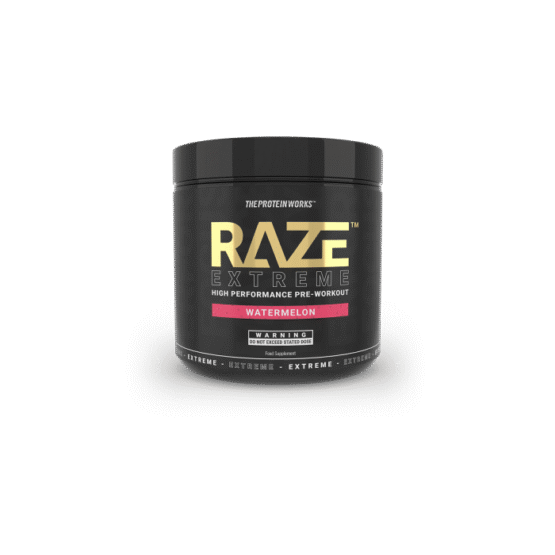 The Protein Works Raze Extreme 360 g modrá malina