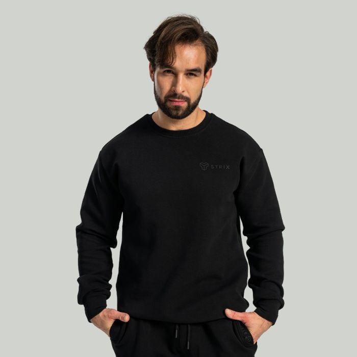 STRIX Mikina Relaxed Black SS STRIX Mikina Relaxed Black SS
