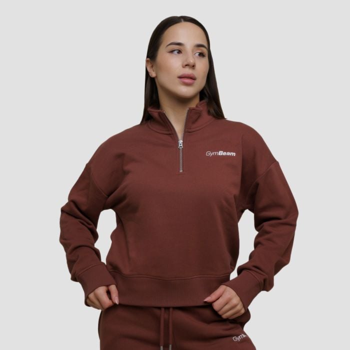 GymBeam Dámska mikina 1/2 Zip Agile Root XXLXXL GymBeam Dámska mikina 1/2 Zip Agile Root XXLXXL