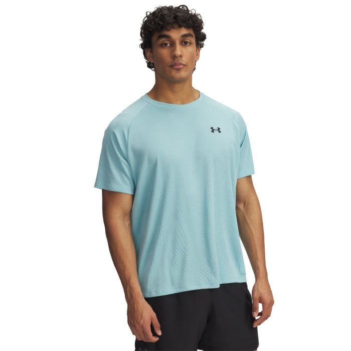 Under Armour Tričko Tech Textured SS Blue XXL Under Armour Tričko Tech Textured SS Blue XXL