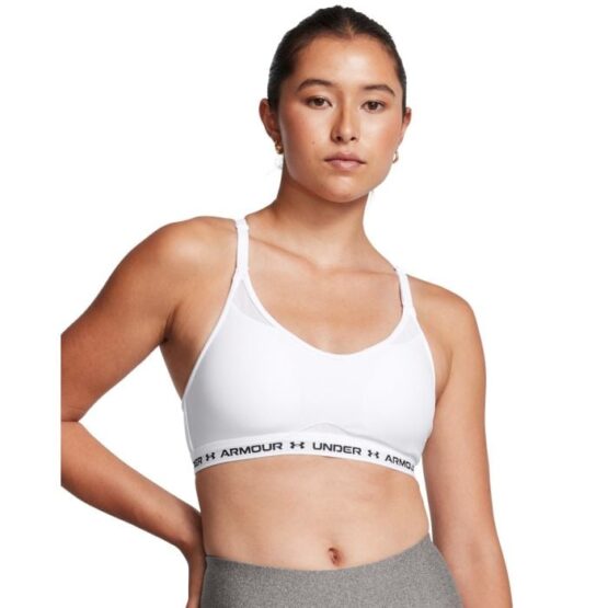 Under Armour Športová podprsenka Crossback Low White  L