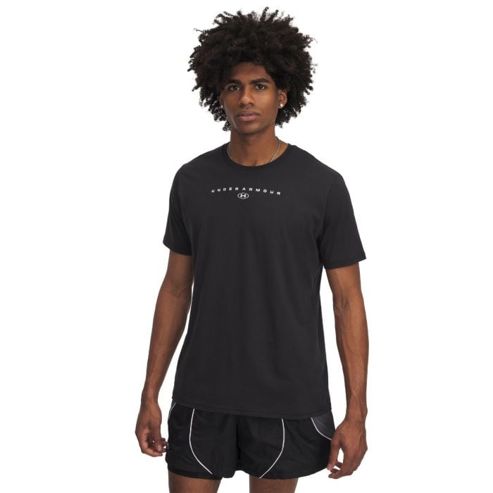 Under Armour Tričko Stacked Logo SS Black XL
