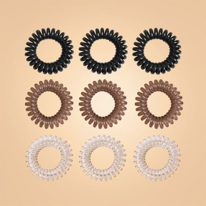 BeastPink Set špirálových gumičiek do vlasov Green mix BeastPink Set špirálových gumičiek do vlasov Green mix