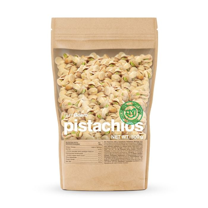 GymBeam Nelúpané pistácie 500 g