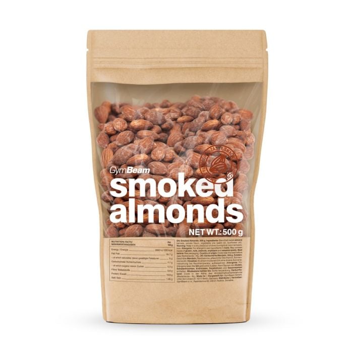 GymBeam Údené mandle 500 g