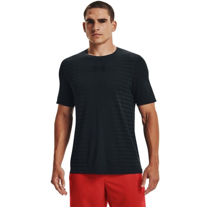 Under Armour Tričko Seamless Wordmark SS Black  S Under Armour Tričko Seamless Wordmark SS Black  S