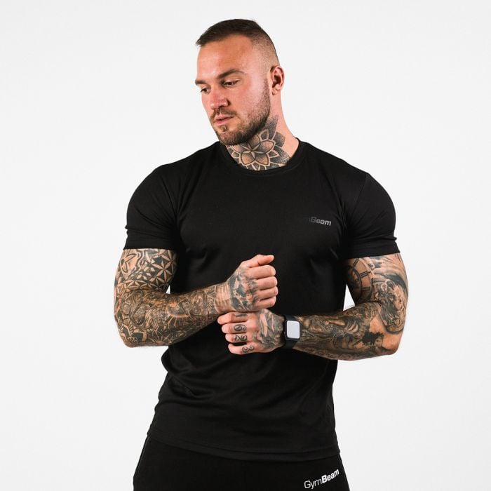 GymBeam Tričko TRN Black XXXL GymBeam Tričko TRN Black XXXL