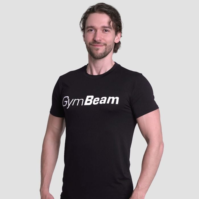GymBeam Tričko Essence Black  L