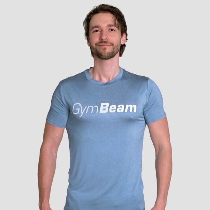 GymBeam Tričko Essence Blue  L