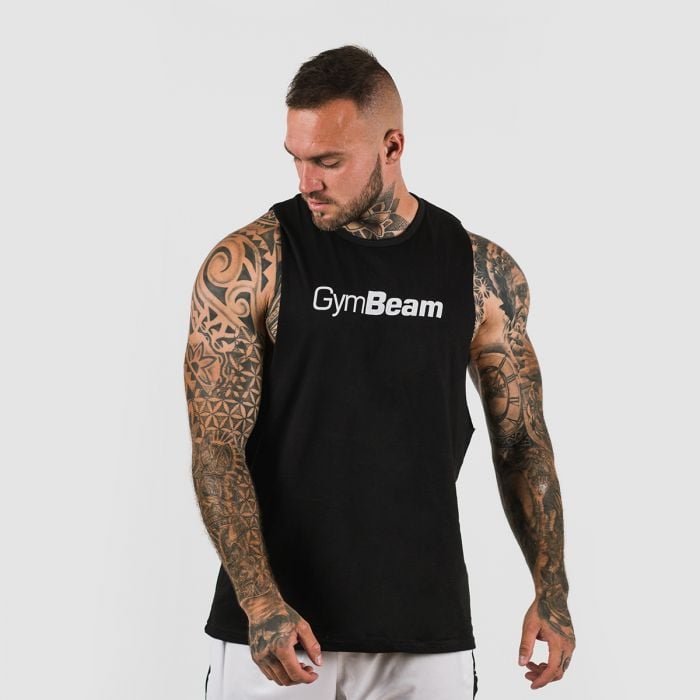GymBeam Tielko Cut Off Black  XXL