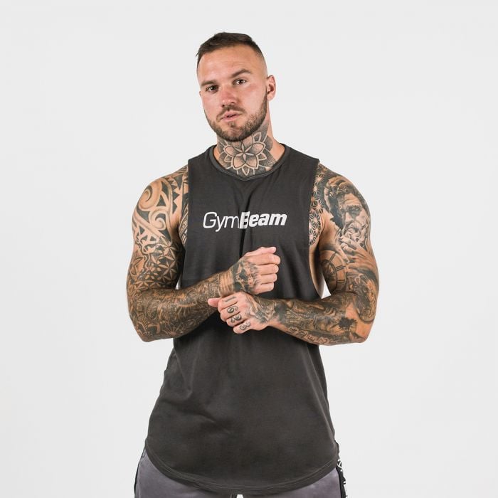 Gym Beam Tielko Cut Off Grey  XXL