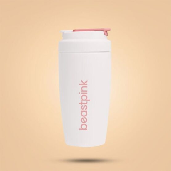 BeastPink Termohrnček 500 ml White