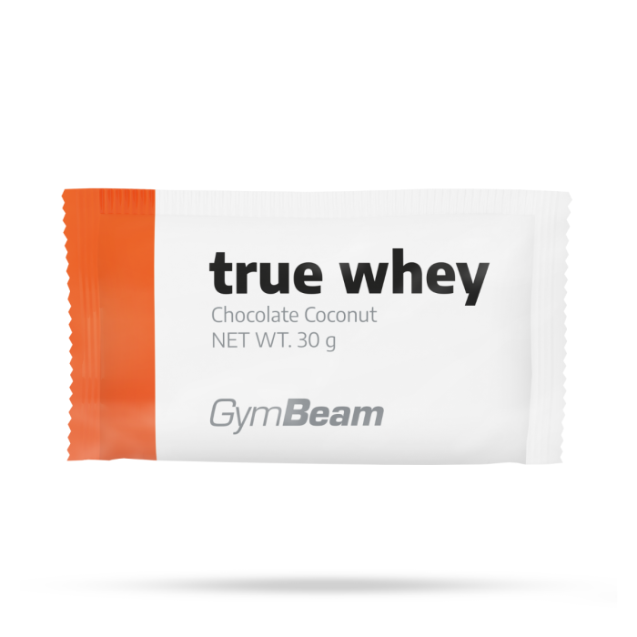 GymBeam Vzorka True Whey 400 x 30g jahoda