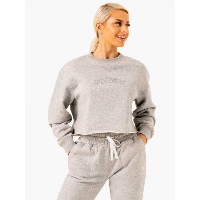 Ryderwear Dámska mikina Ultimate Fleece Grey M Ryderwear Dámska mikina Ultimate Fleece Grey M