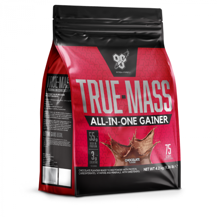 BSN True Mass All-In-One Gainer 4200 g čokoláda BSN True Mass All-In-One Gainer 4200 g čokoláda
