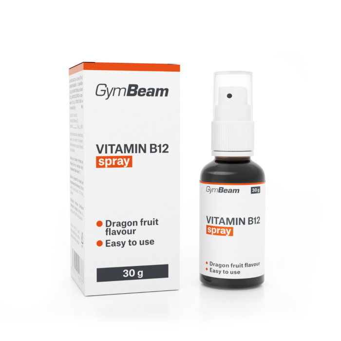 GymBeam Vitamín B12 v spreji 30 g dragon fruit