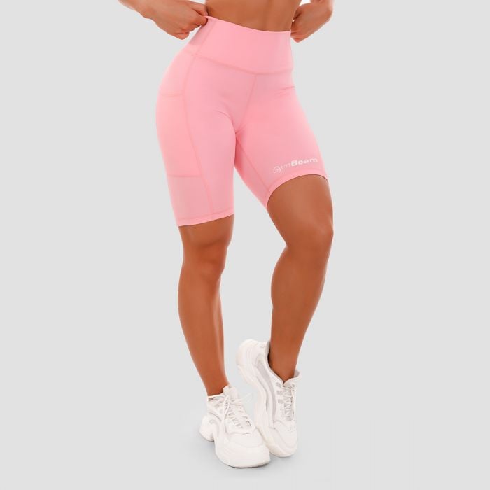 GymBeam Dámske šortky Biker pink  XXLXXL